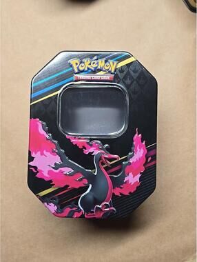 EMPTY Pokémon TCG: Crown Zenith Galarian Moltres Tin